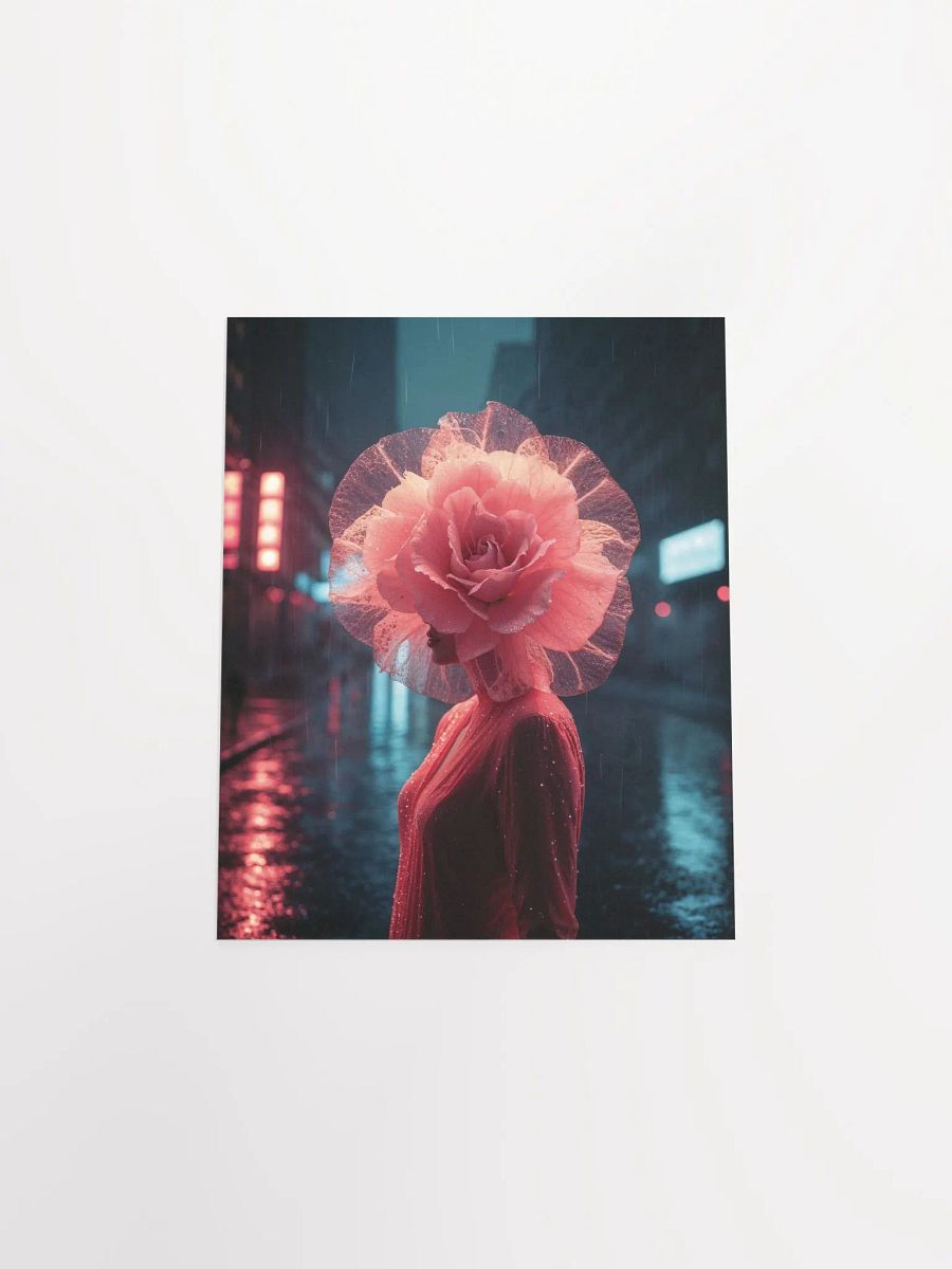Neon Rose Poster Print product image (40)