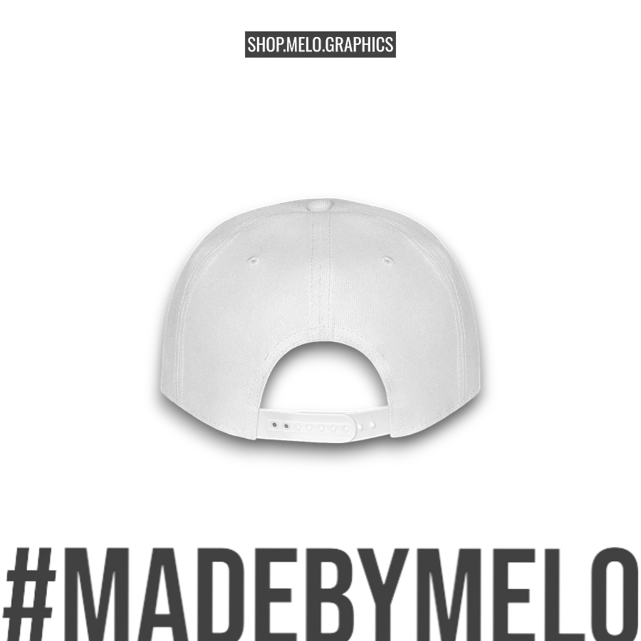 MELOgraphics Classic: Whiteout - Snapback Hat | #MadeByMELO product image (2)