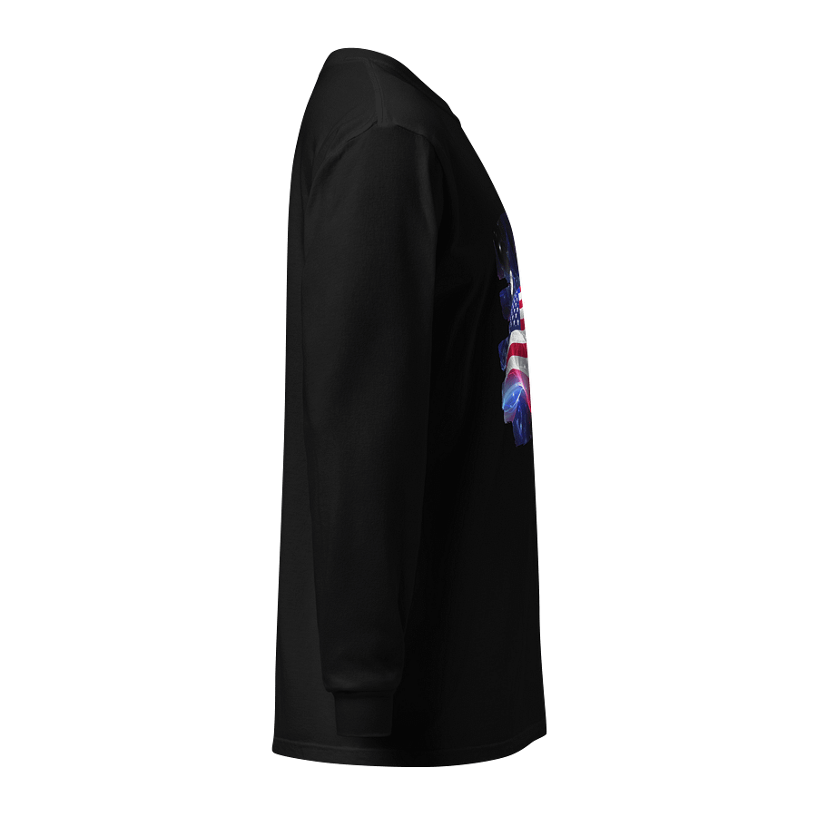 Flying High American Flag Long Sleeve Heavyweight Shirt product image (10)