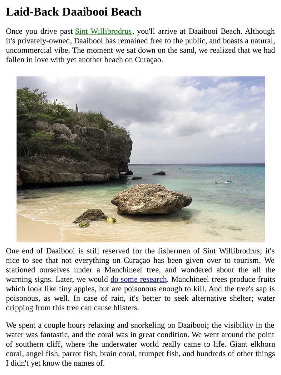 Curacao TRAVEL GUIDE eBook product image (2)