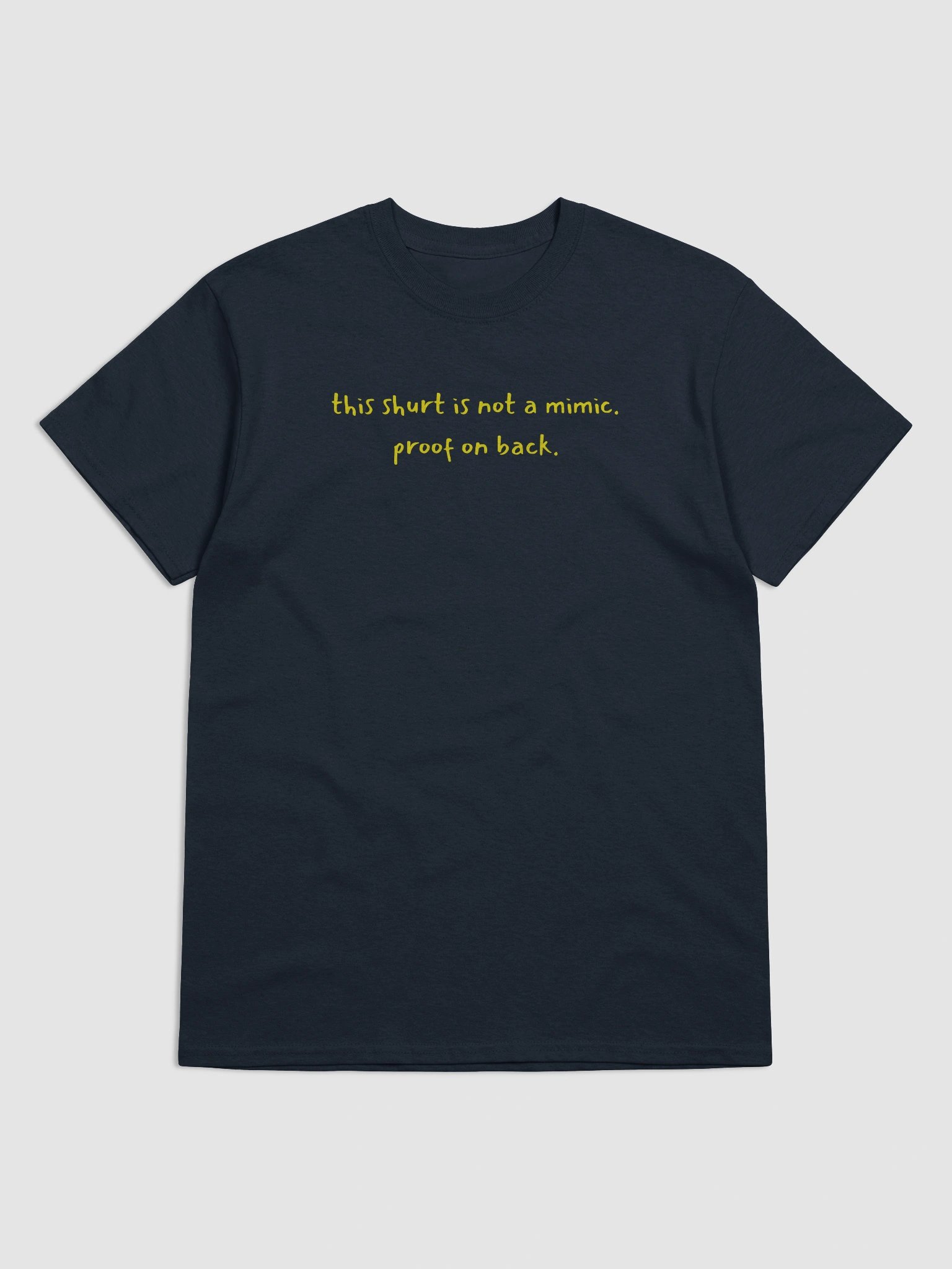 Mimic Shirt - Version 2 - Yellow Text product image (53)