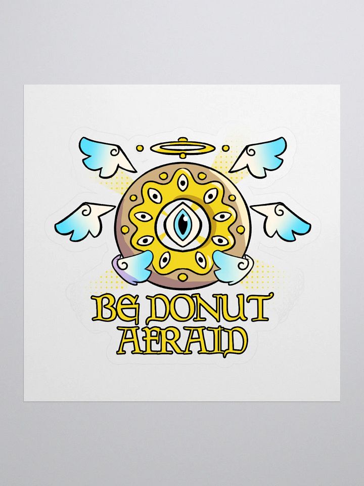 Biblically Accurate Donut Sticker product image (1)