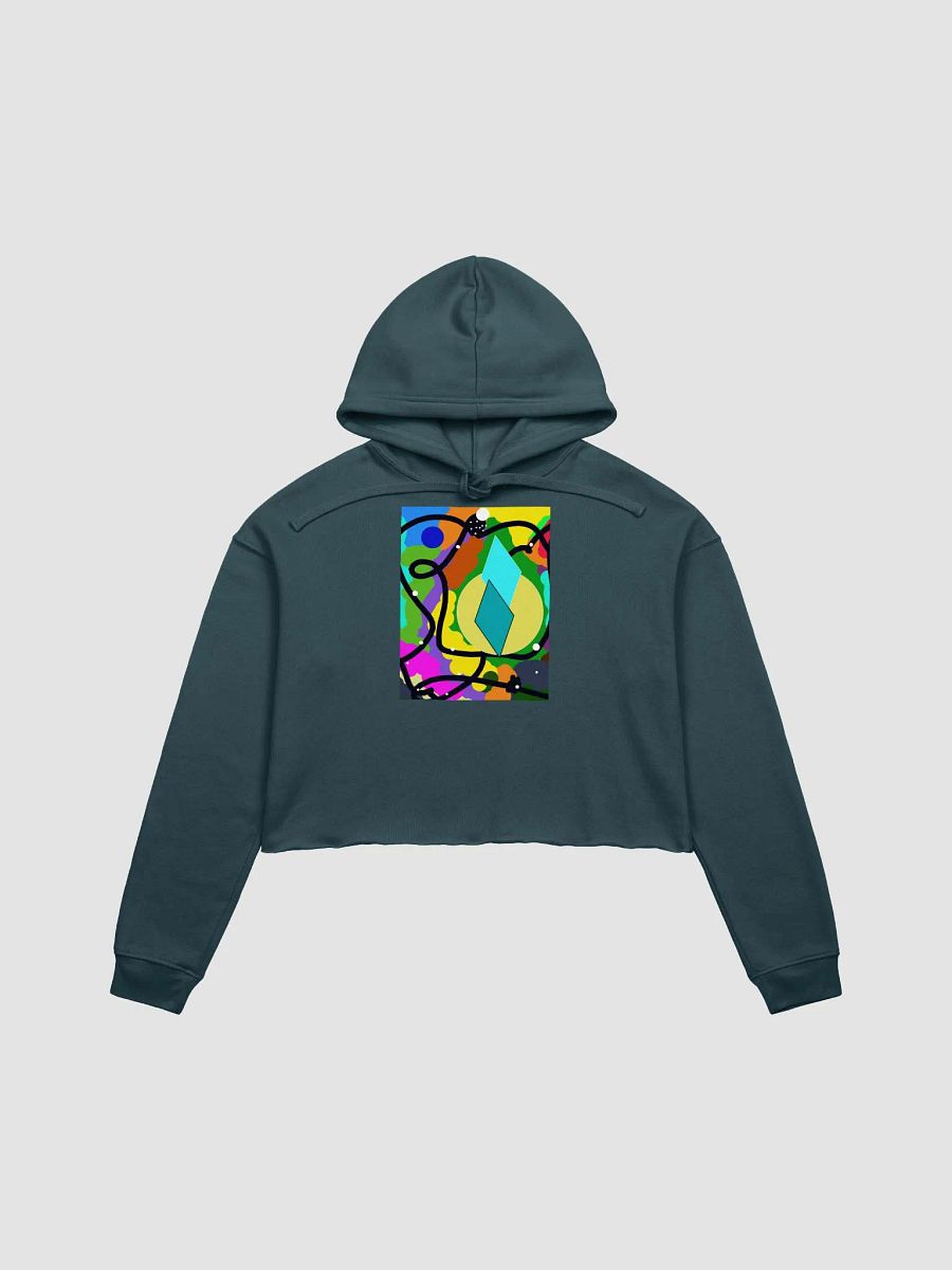 Color Blast Crop Top Hoodie product image (6)