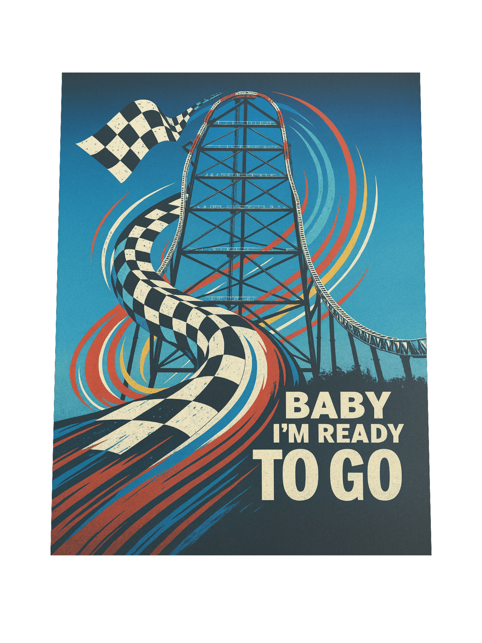 Baby I'm Ready To Go - CP Racing 18x24" Poster product image (4)