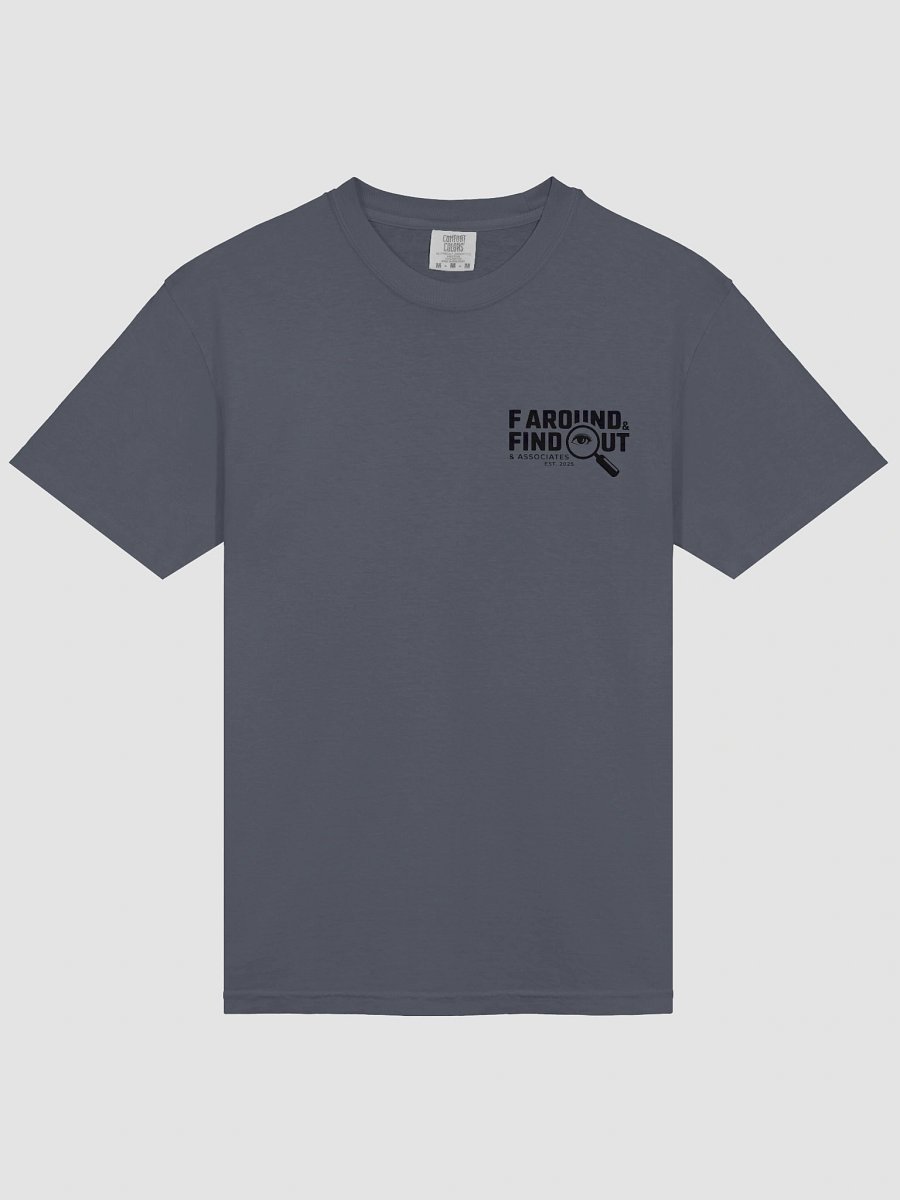 FIND OUT & ASSOCIATES Logo Tee product image (38)
