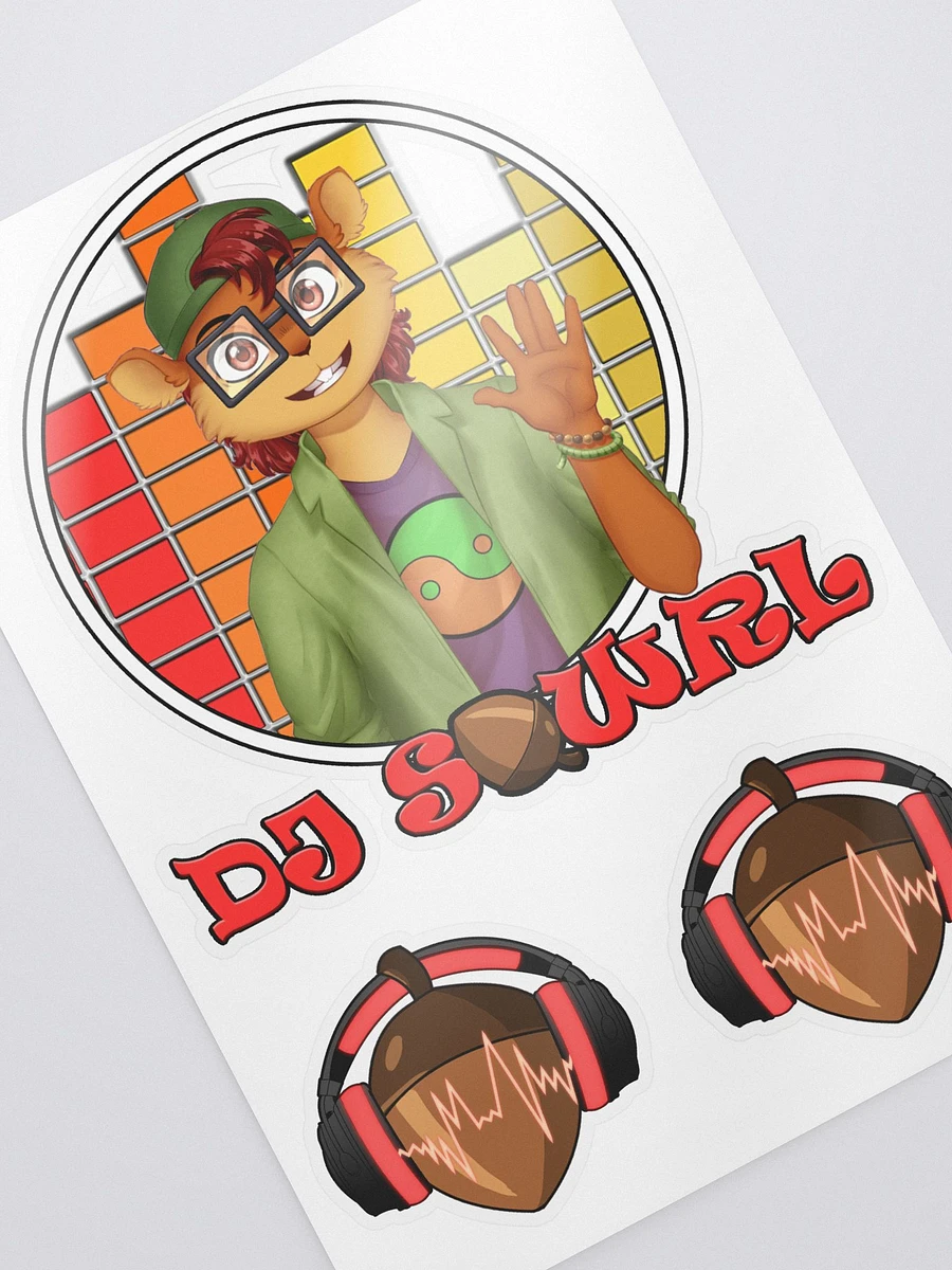 DJ SQWRL sticker sheet product image (2)