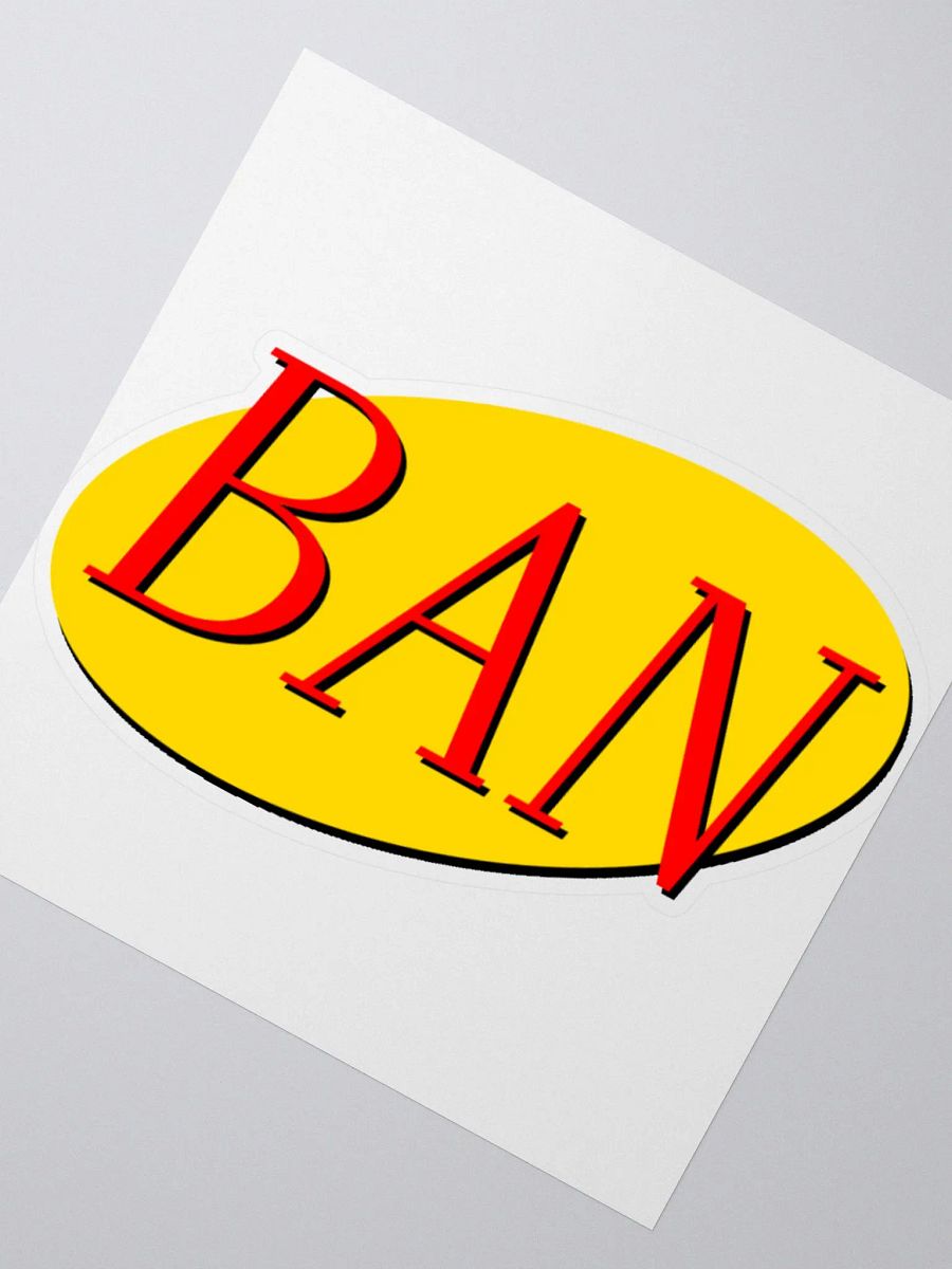 BAN Logo Sticker product image (2)