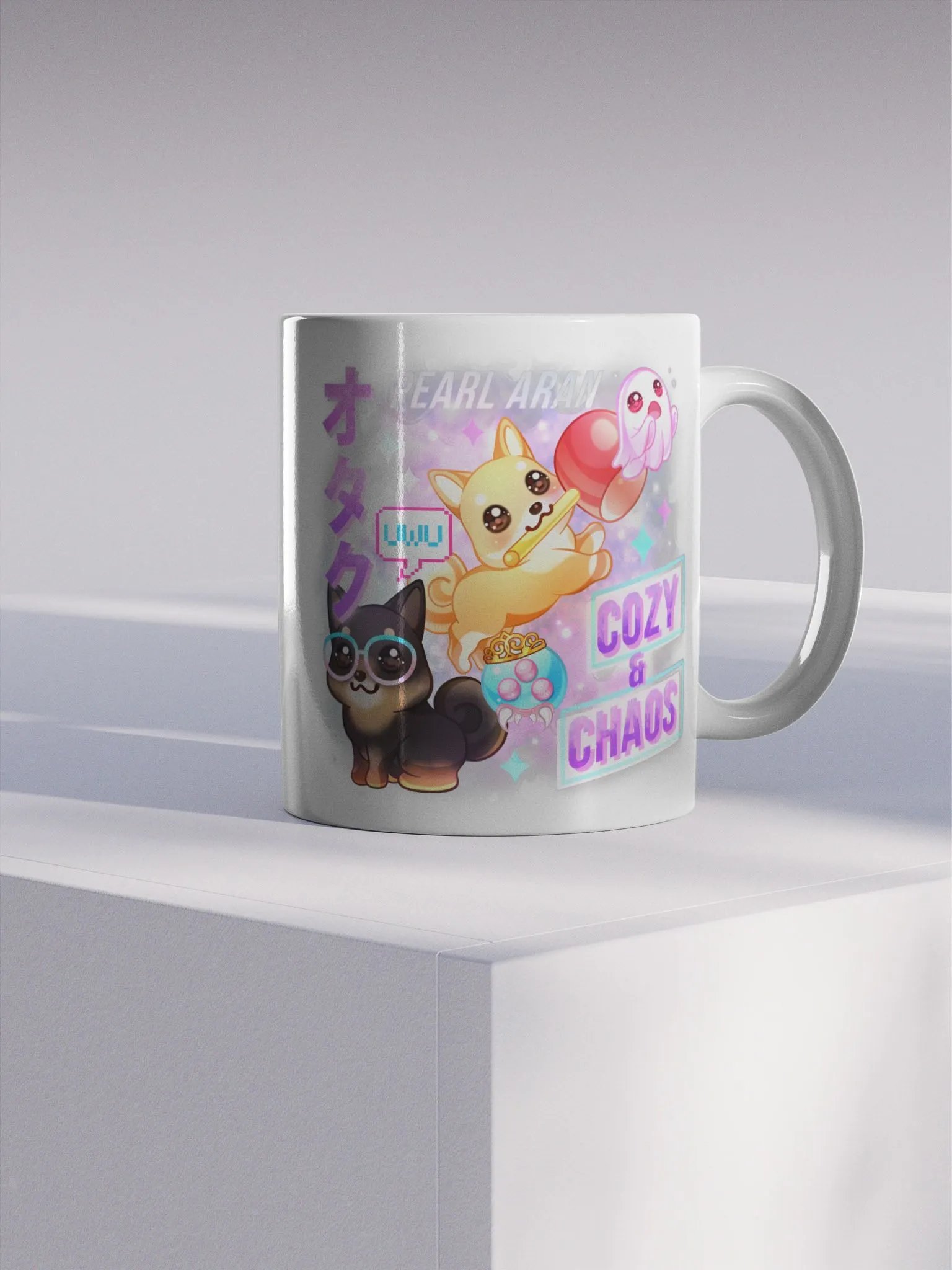 Cozy and Chaos Glossy Mug product image (4)