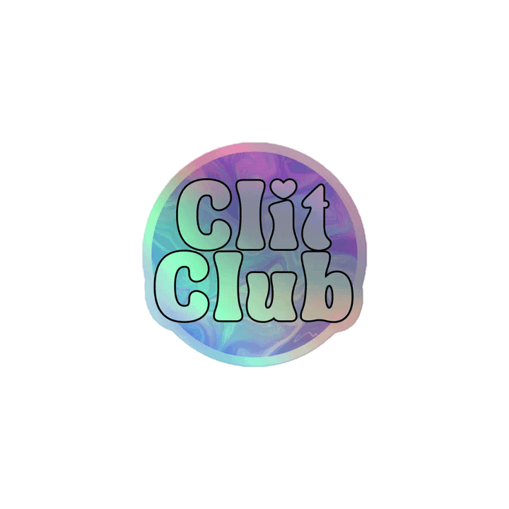 Clit Club Holographic Sticker product image (1)