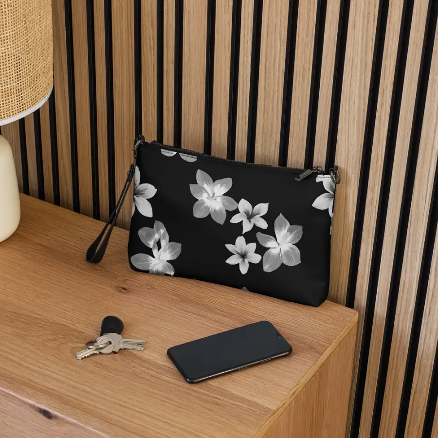 Volcanic Ash Caribbean Flower Print | Crossbody Bag product image (5)