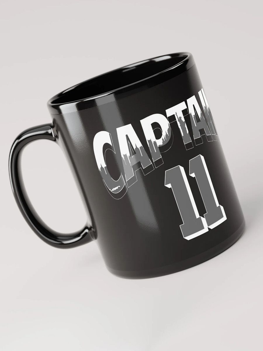 Captain 11 New York Skyline Black Coffee Mug (Monochrome Edition) product image (5)