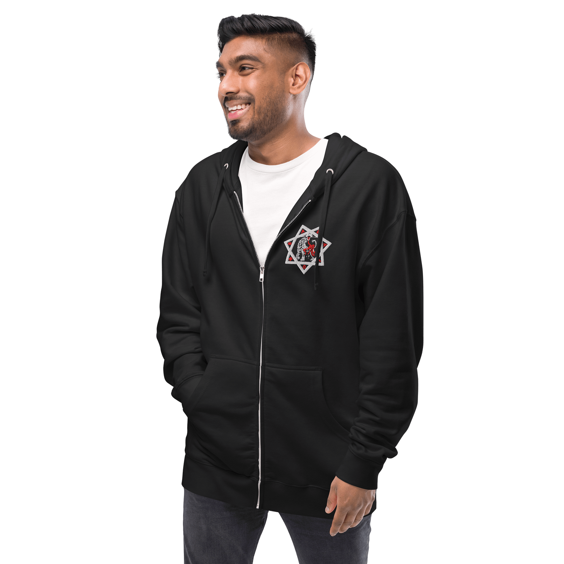 Scarlet Woman Embroidered Zip Hoodie product image (9)