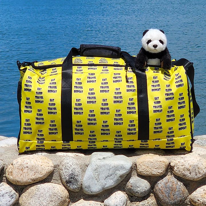 Eat Sleep Travel Repeat Duffel Bag product image (1)