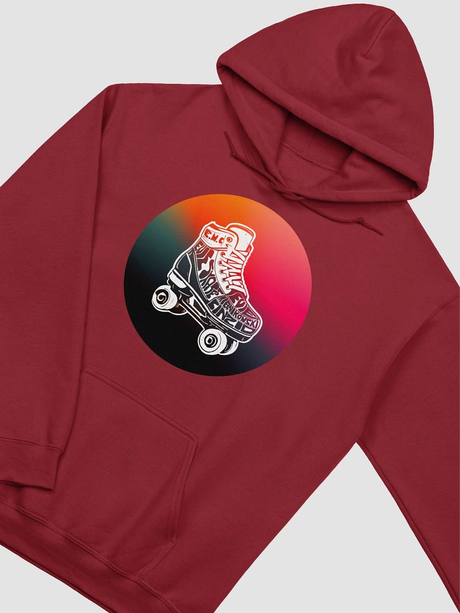 Evie Skates Hoodie Dark Rainbow Red product image (3)