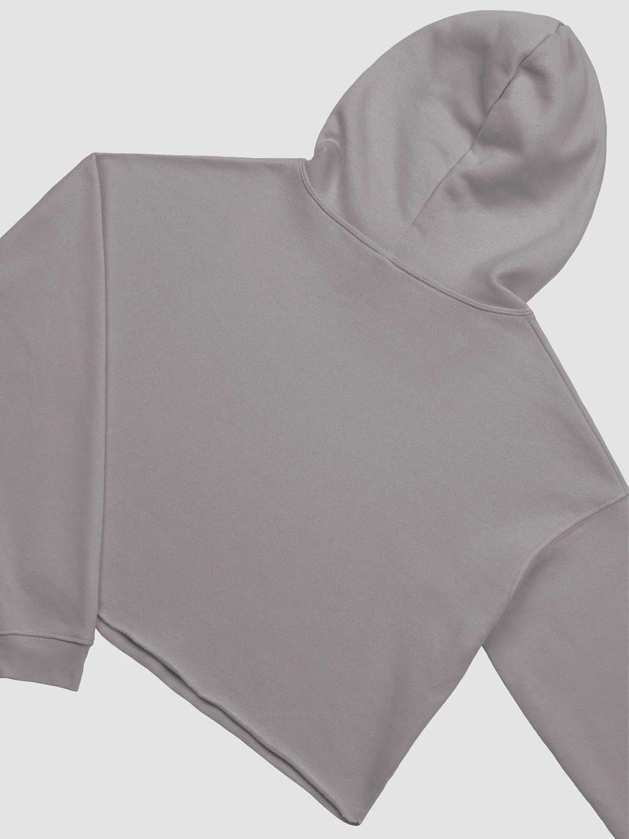 Porcelaindollface Logo cropped hoodie grey product image (4)