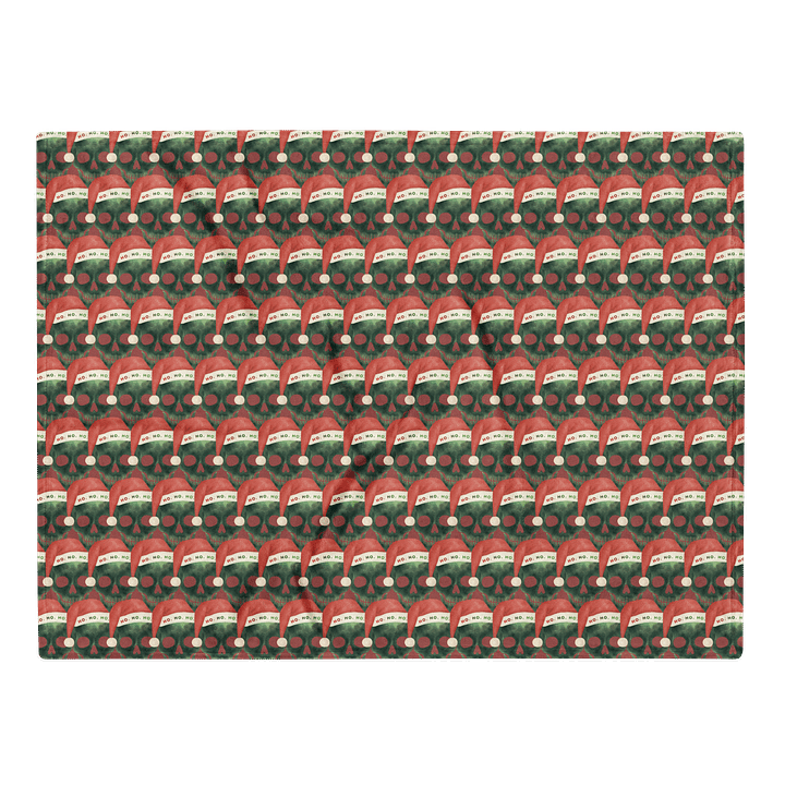 Grinch Vibes Fleece Throw Blanket product image (2)