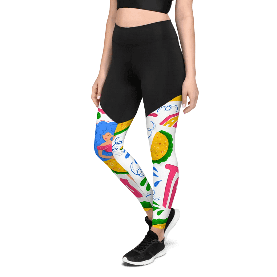Taco Chic Compression Leggings product image (6)