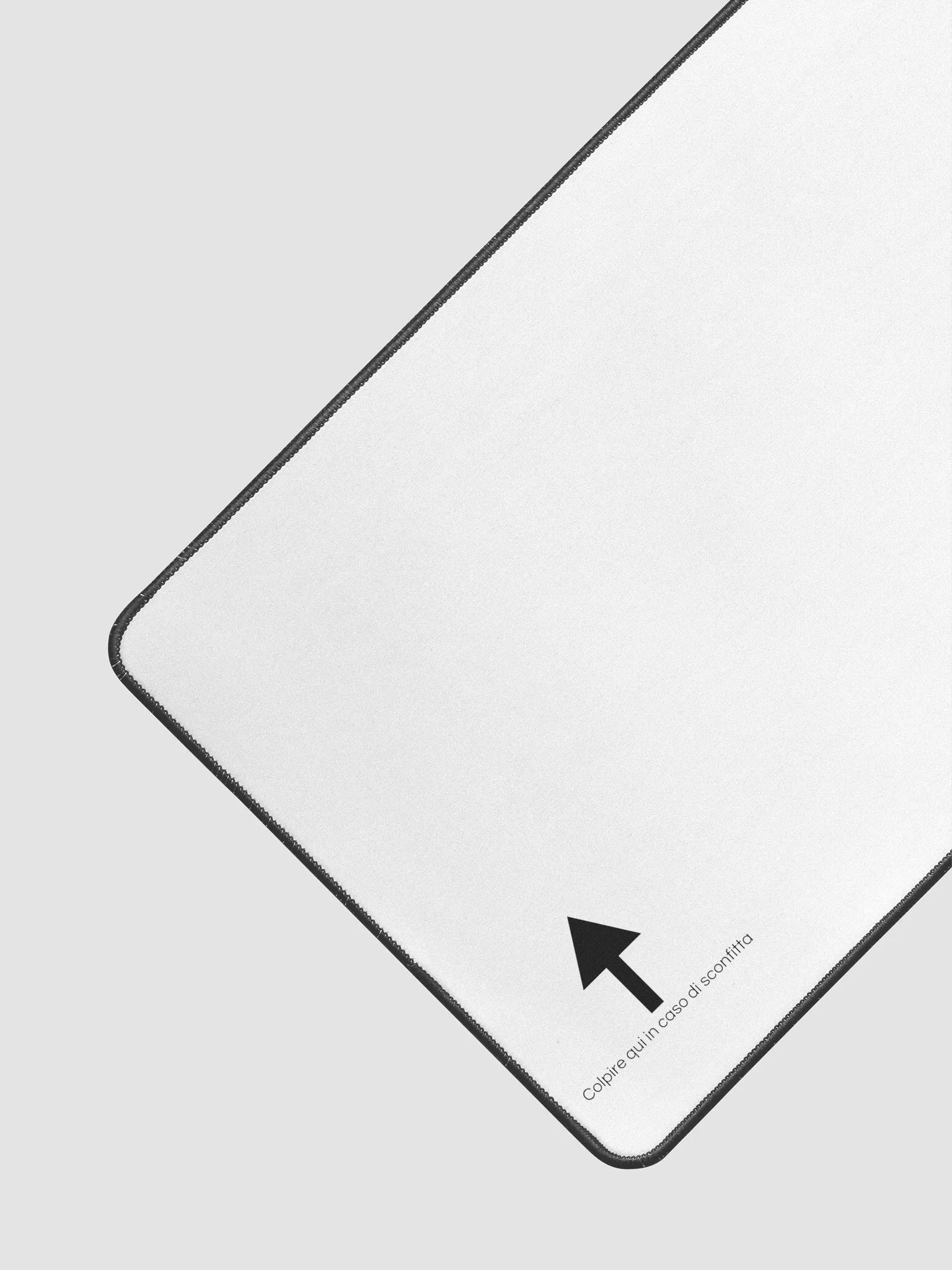 Rage game - Tappetino scrivania per mouse (30.48x55.88cm) bianco con logo nero product image (3)