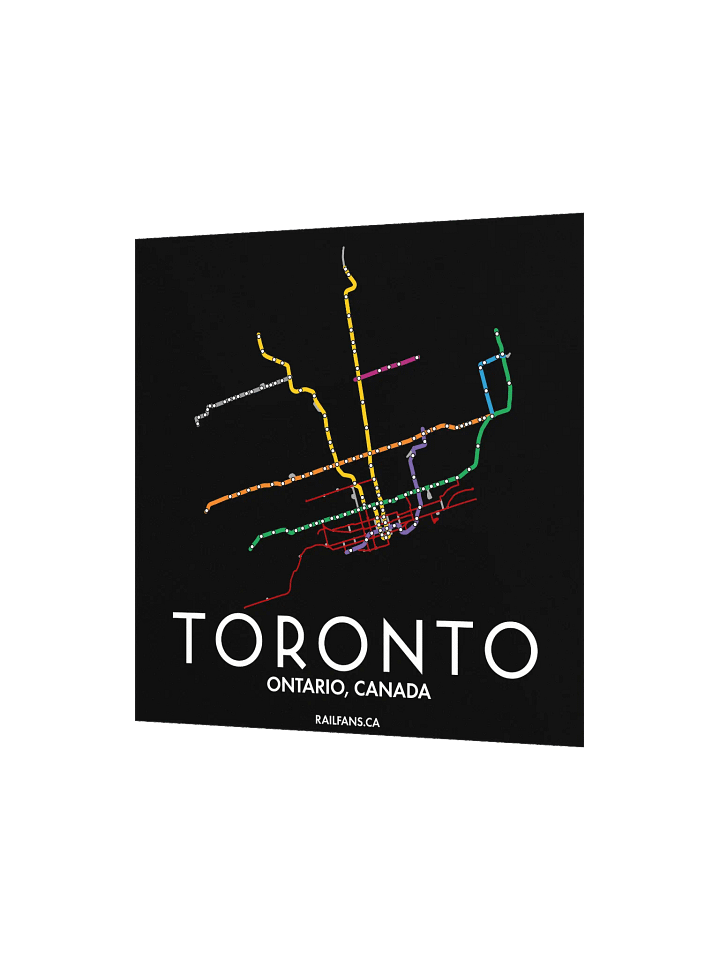 The Rail Fans Canada Transit Map - Toronto product image (2)