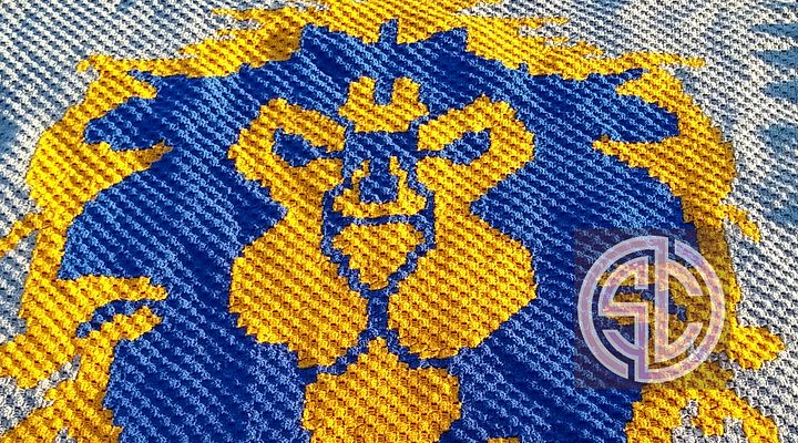 WoW inspired Alliance Afghan 🐑 product image (2)