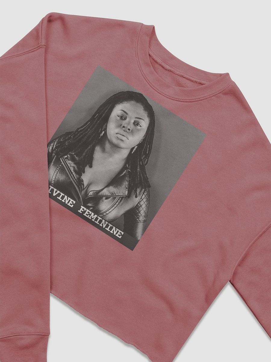 Diving Feminine Crop Top Sweatshirt Muave product image (3)