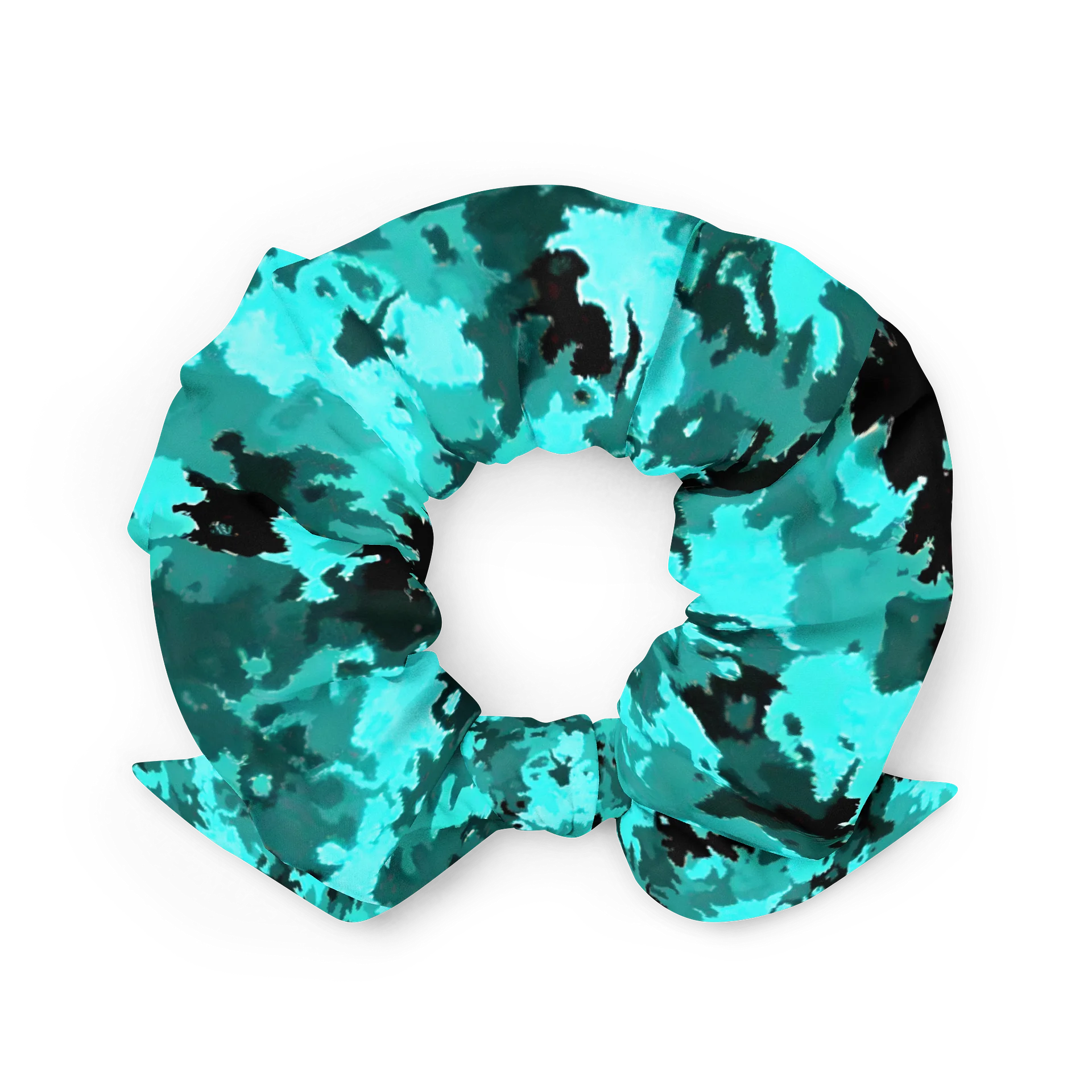 Teal Camo Chic Scrunchie product image (2)