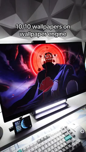 ALL WALLPAPERS 🔗 IN BIO

Wallpaper Engine is on Steam. Rainmeter tutorial for the day/date is linked in my bio @nightxparade ...