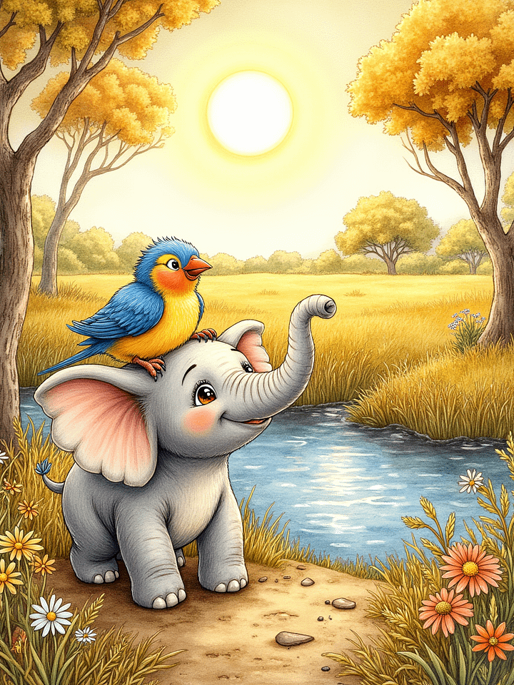 Brave Little Elephant in the Dark Forest | Kids Story About Courage product image (2)