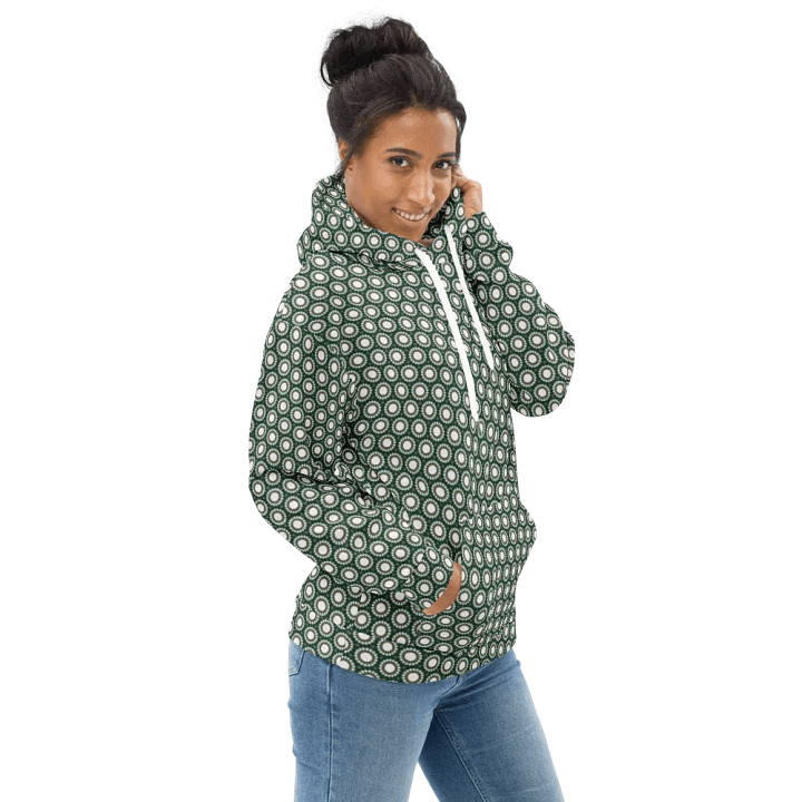 Abstract Circles Repeating Pattern Unisex Hoodie product image (2)