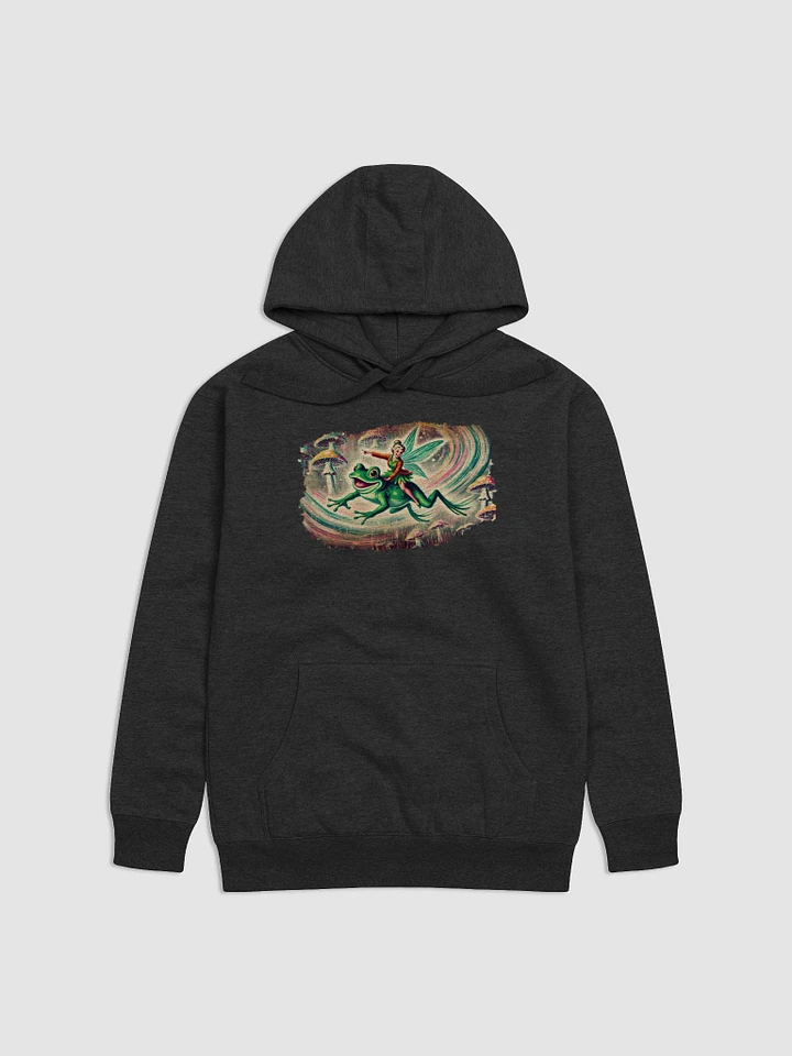 Whimsical Fairy and Frog Premium Unisex Hoodie product image (2)