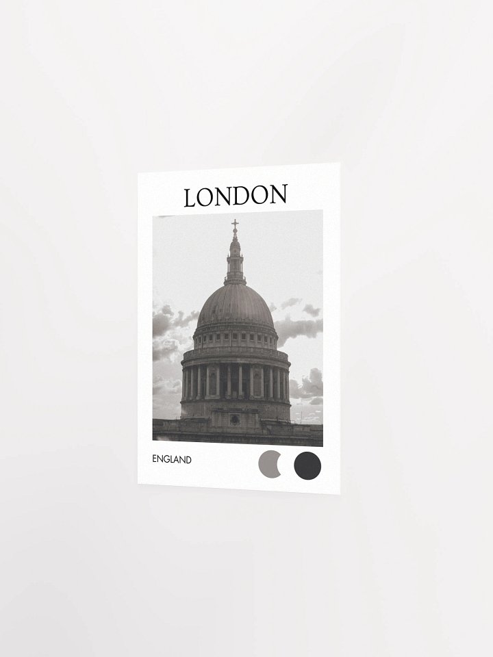 St. Paul's Dome - Black & White City Print product image (18)