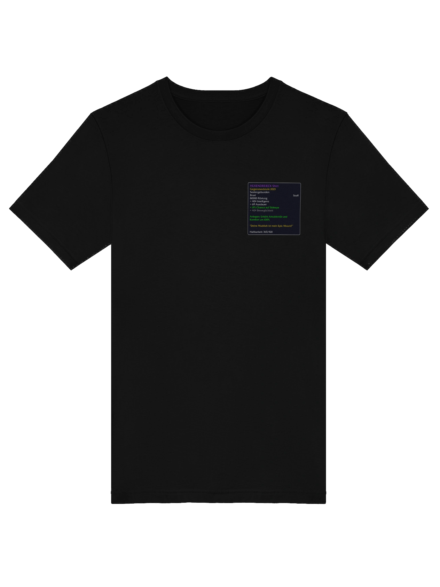 [XS-5XL] HEXENDREIECK WoW Tooltip Shirt product image (6)