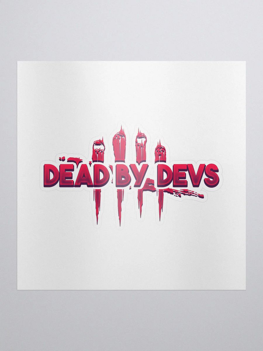 DEAD BY DEVS | CUSTOM STICKER product image (1)