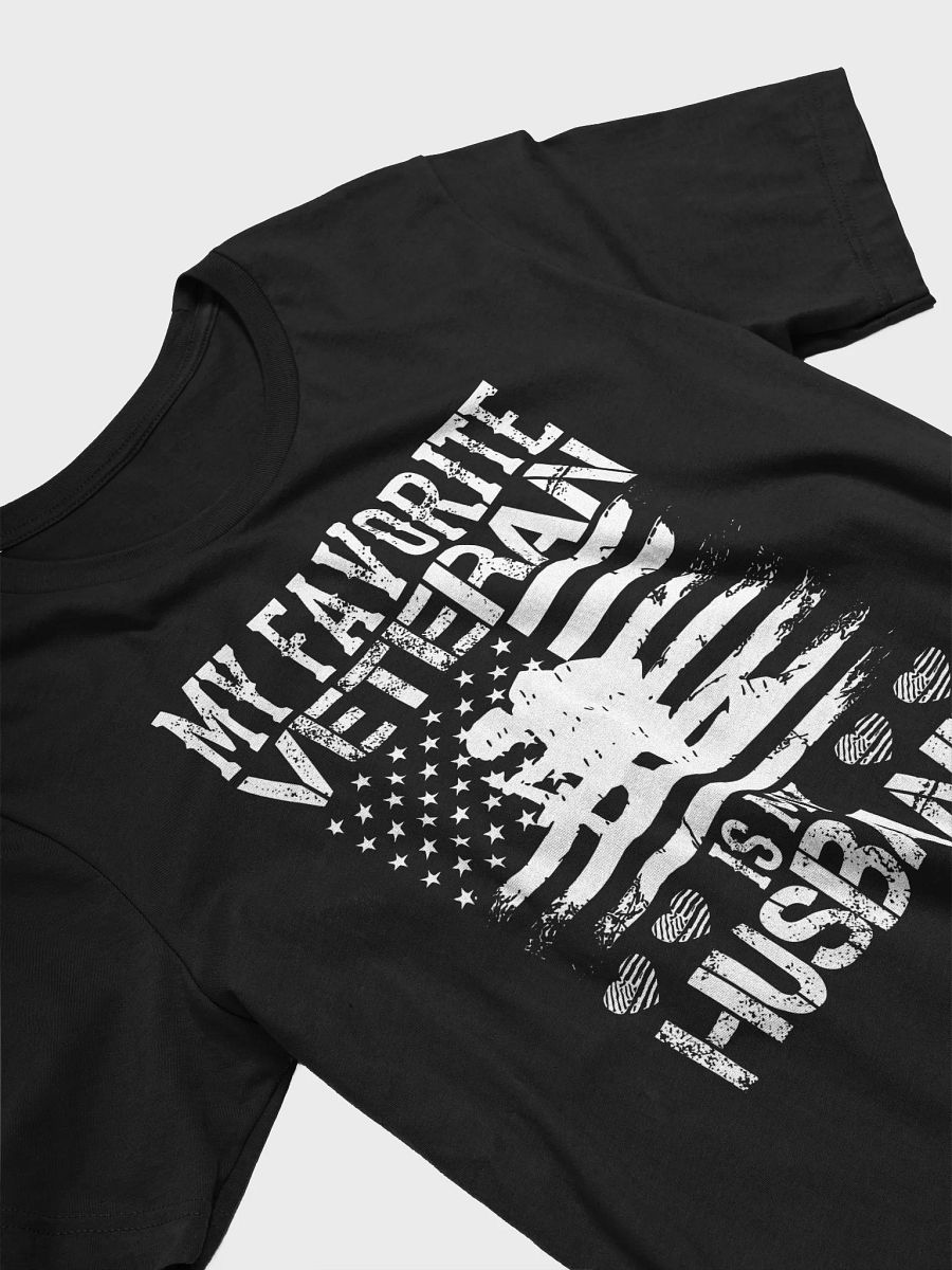 My Favorite Veteran Is My Husband - Adult T-Shirt product image (3)
