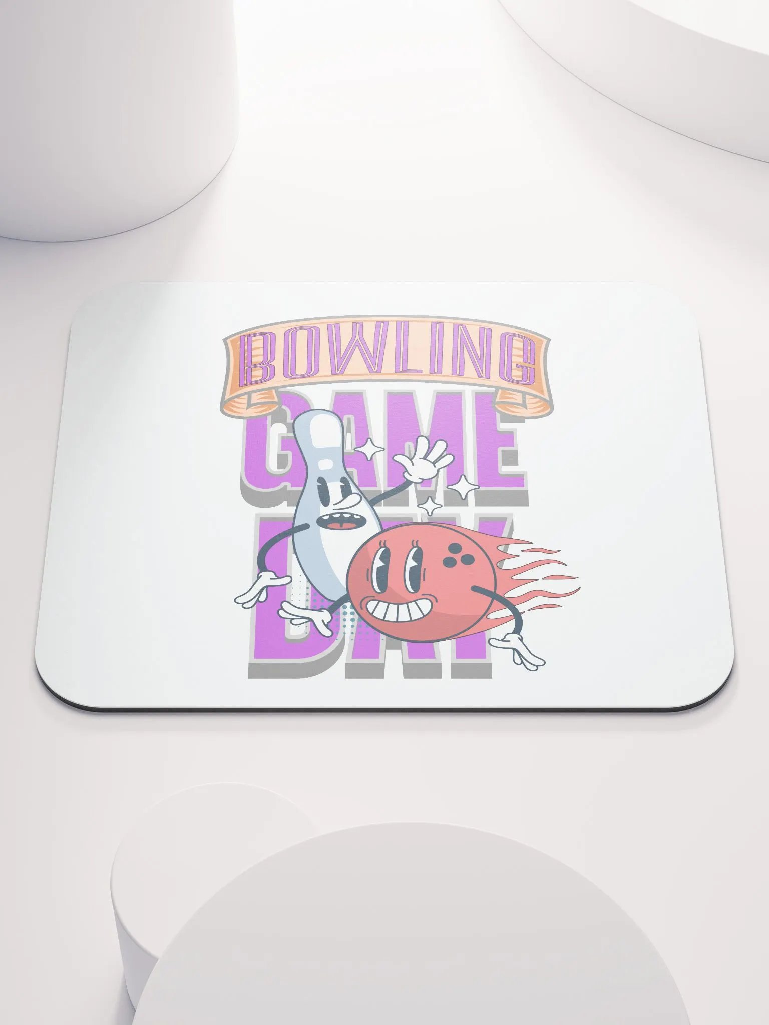 Game Day Bowling Lively Blast Mouse Pad product image (1)