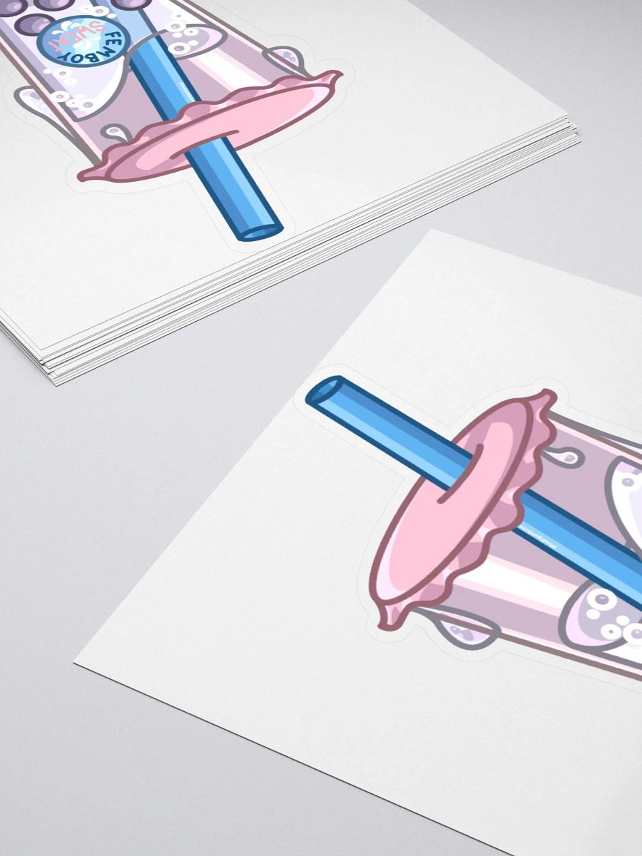 Femboy Sweat Boba Sticker product image (11)