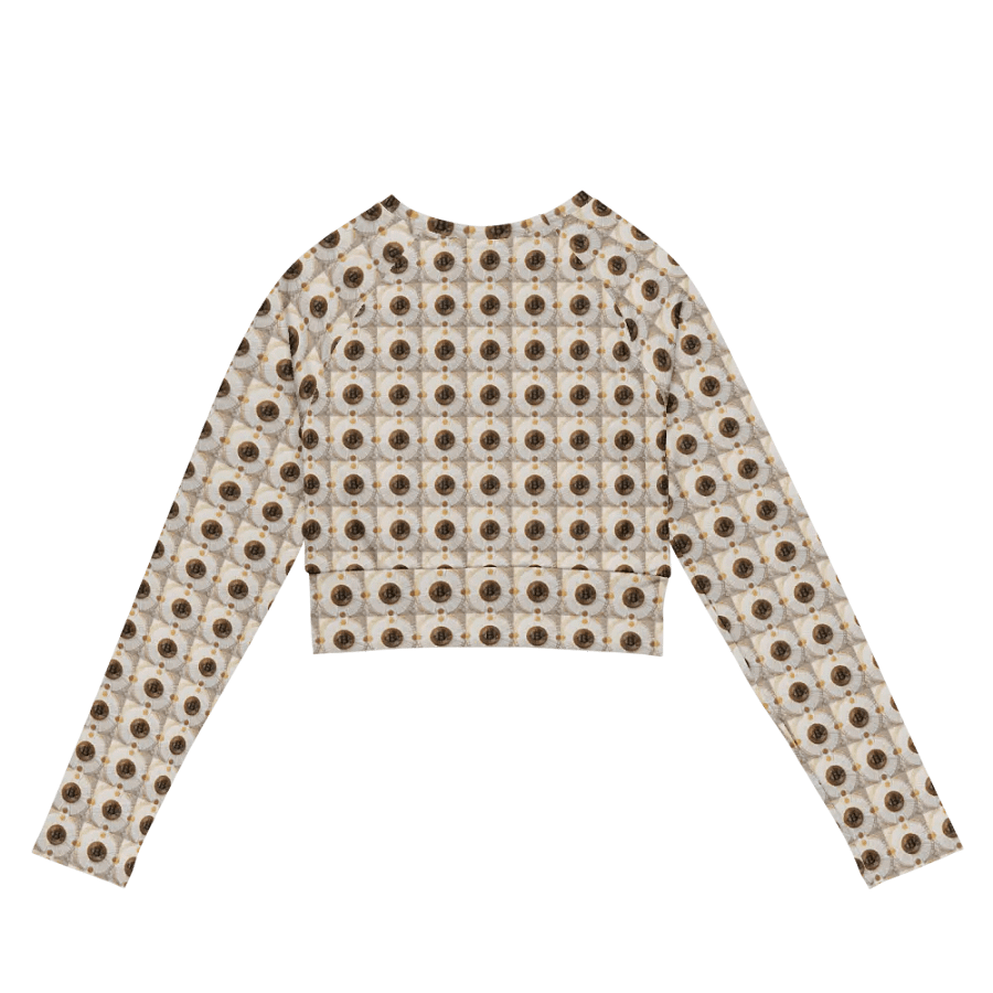 BTC Long Sleeve Crop Top white 2 product image (7)