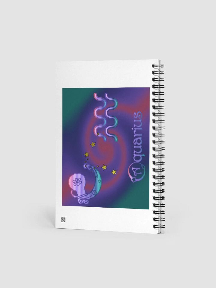 Cosmic Aquarius Spiral Notebook product image (2)