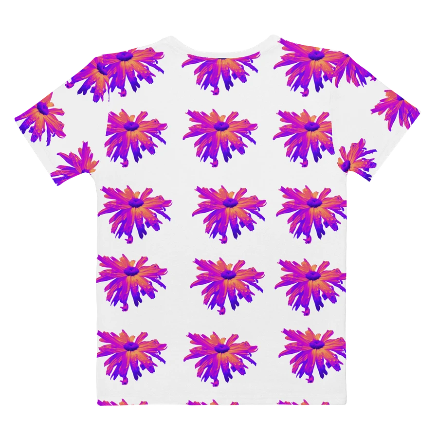 Abstract Pink Floating Daisy Flower Women's T Shirt product image (4)