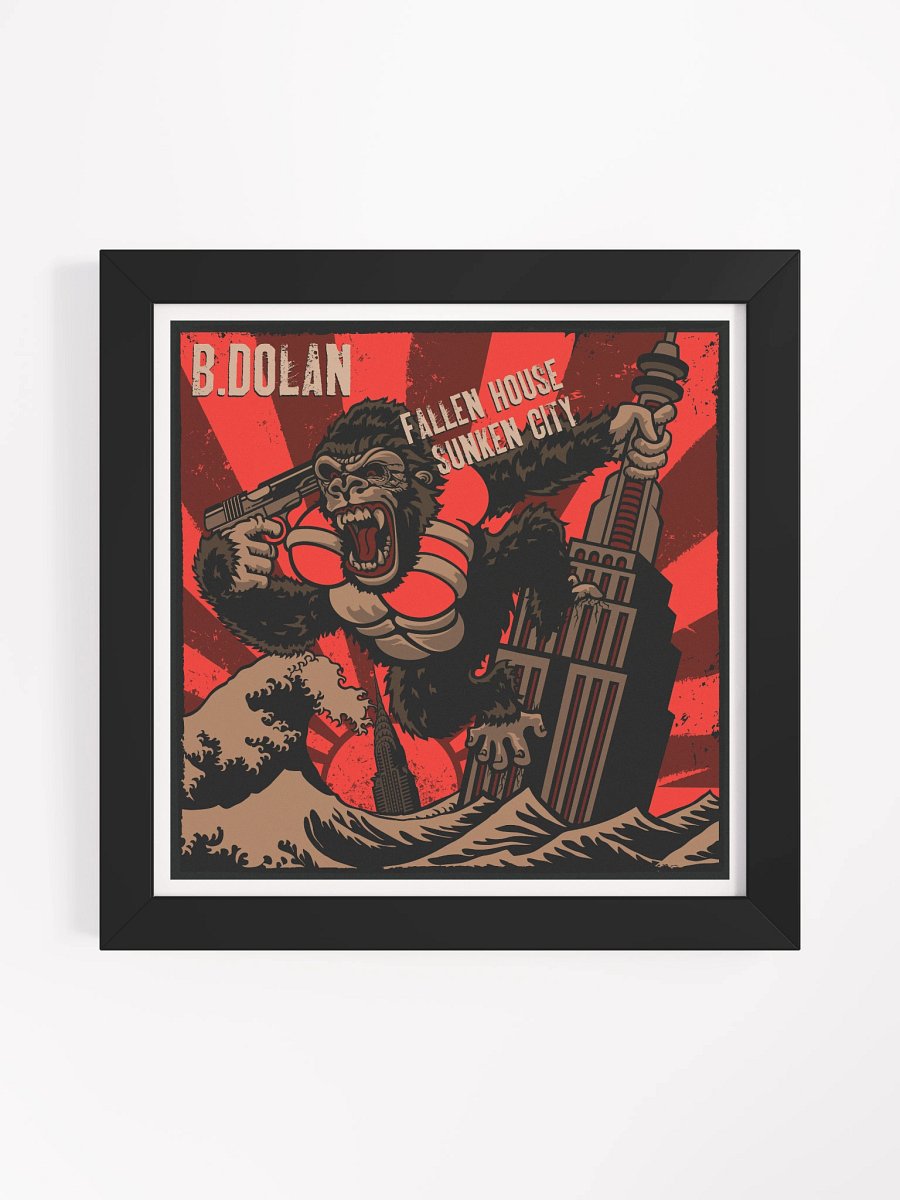 "Fallen House, Sunken City" Framed Art Print product image (1)