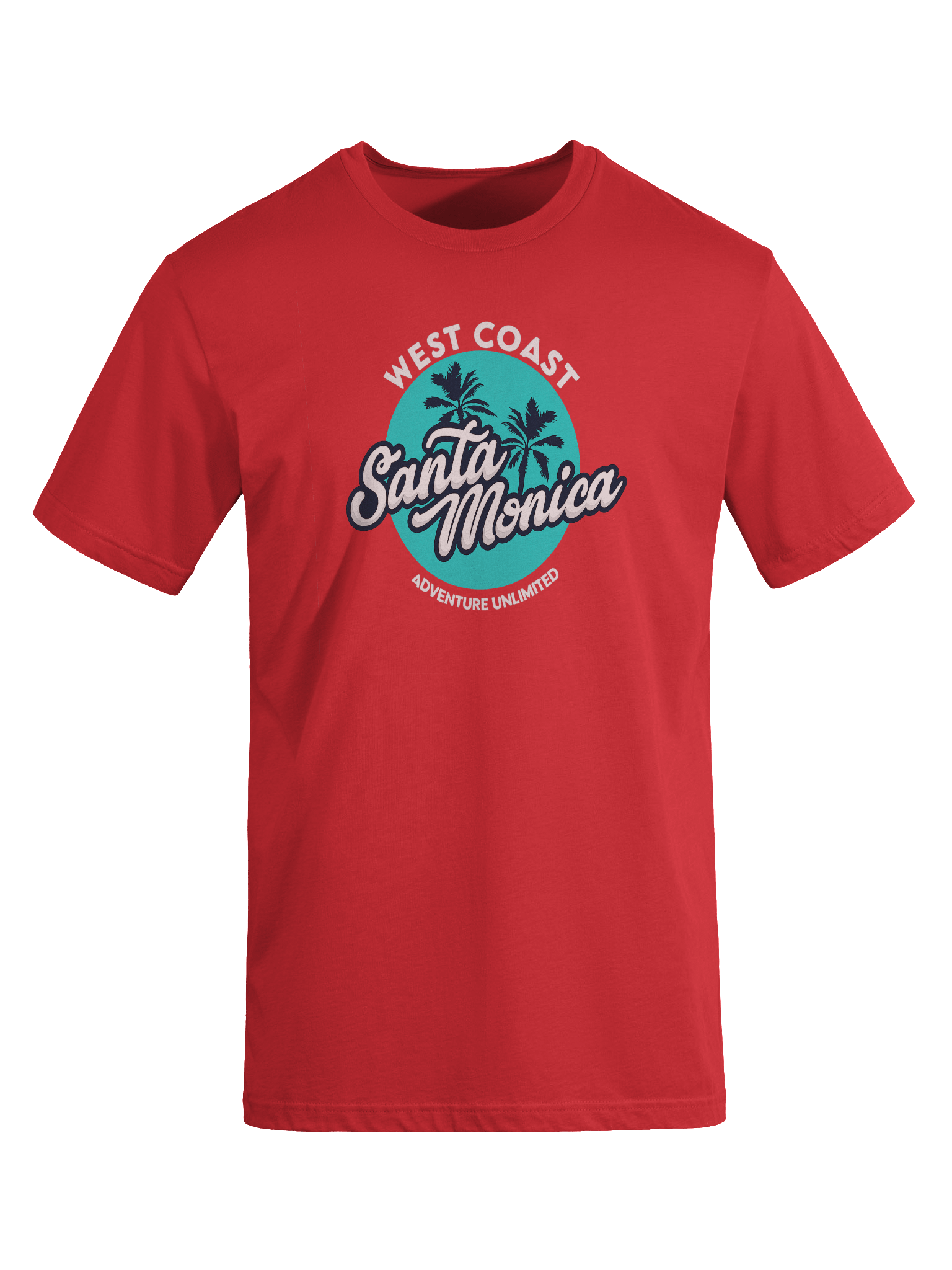 "Santa Monica Adventure Unlimited" West Coast T-Shirt product image (8)