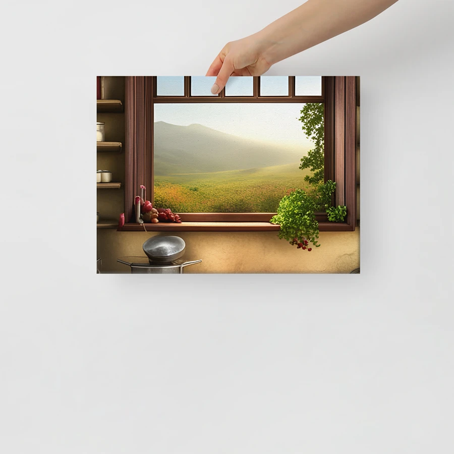RUSTIC KITCHEN WINDOW CANVAS product image (14)