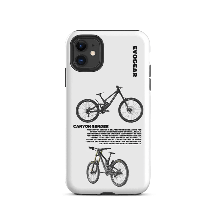White Sender iPhone Case product image (2)