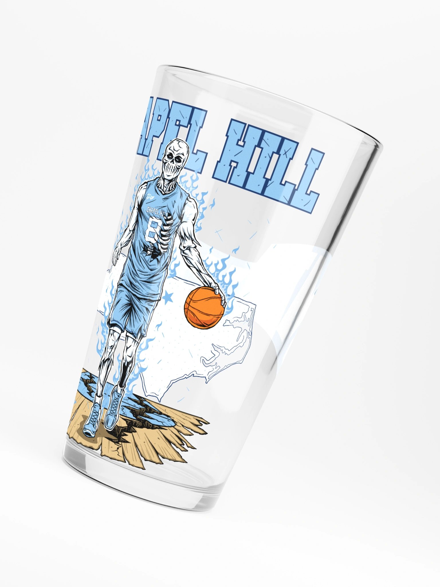 Chapel Hill, Welcome to Basketball Pint Glass product image (6)