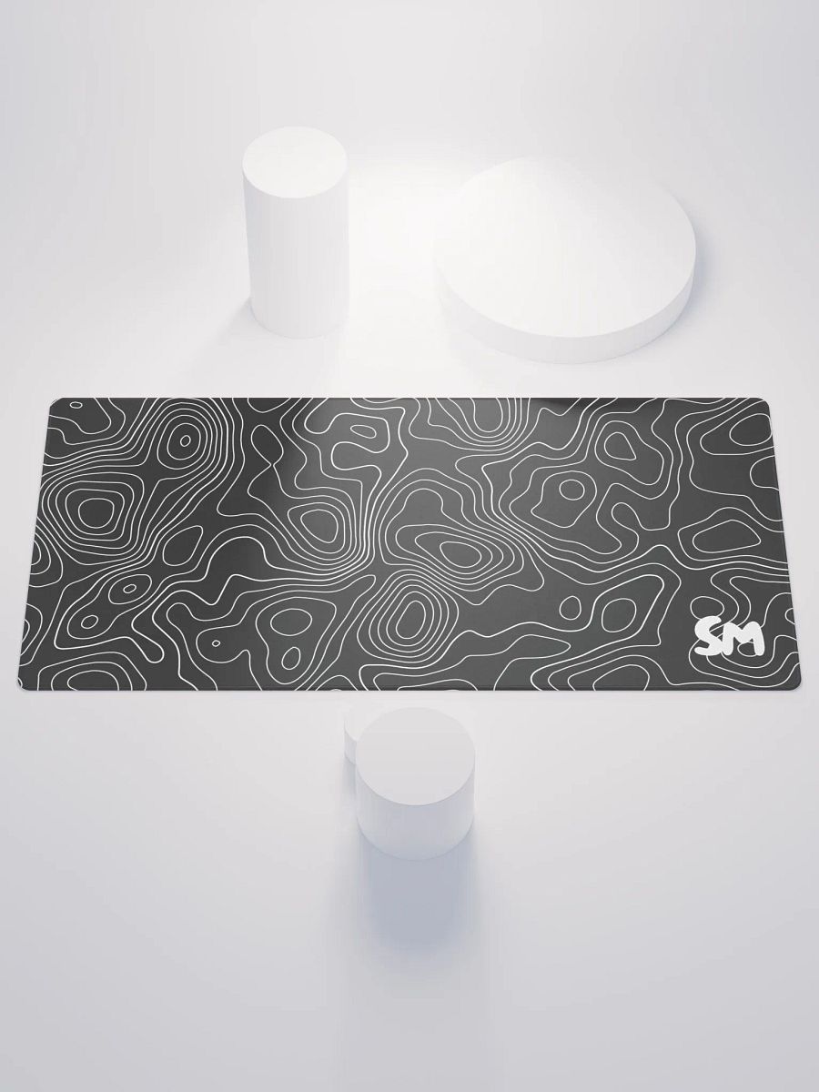 Shadow Black Topographic Solar's Gaming Mousepad product image (1)