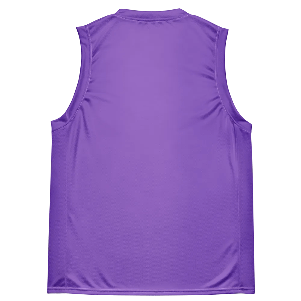 Plain Color Amethyst Basketball Jersey product image (2)