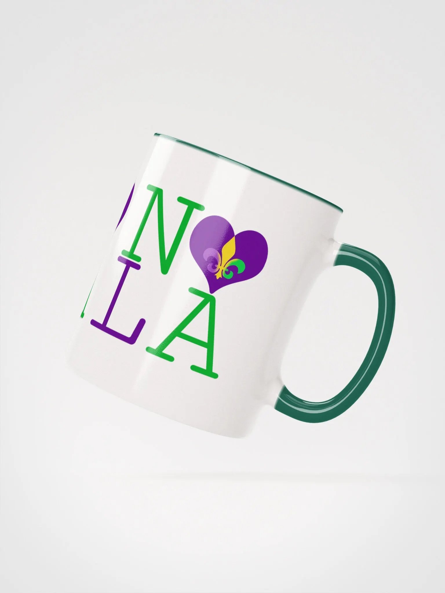 I LOVE NOLA **BIGSHOT COLOR MUG** (MARDI GRAS) product image (52)