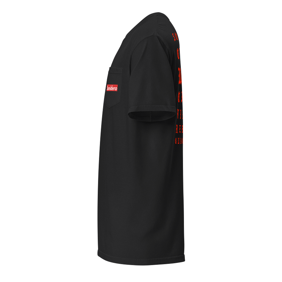 SONIDERO POCKET TEE | GENRES | BLK product image (3)