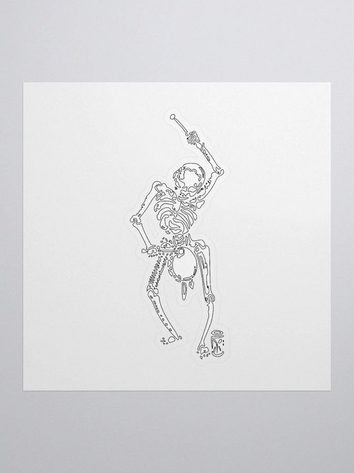 Mechanical Skeleton Kiss Cut Stickers product image (1)