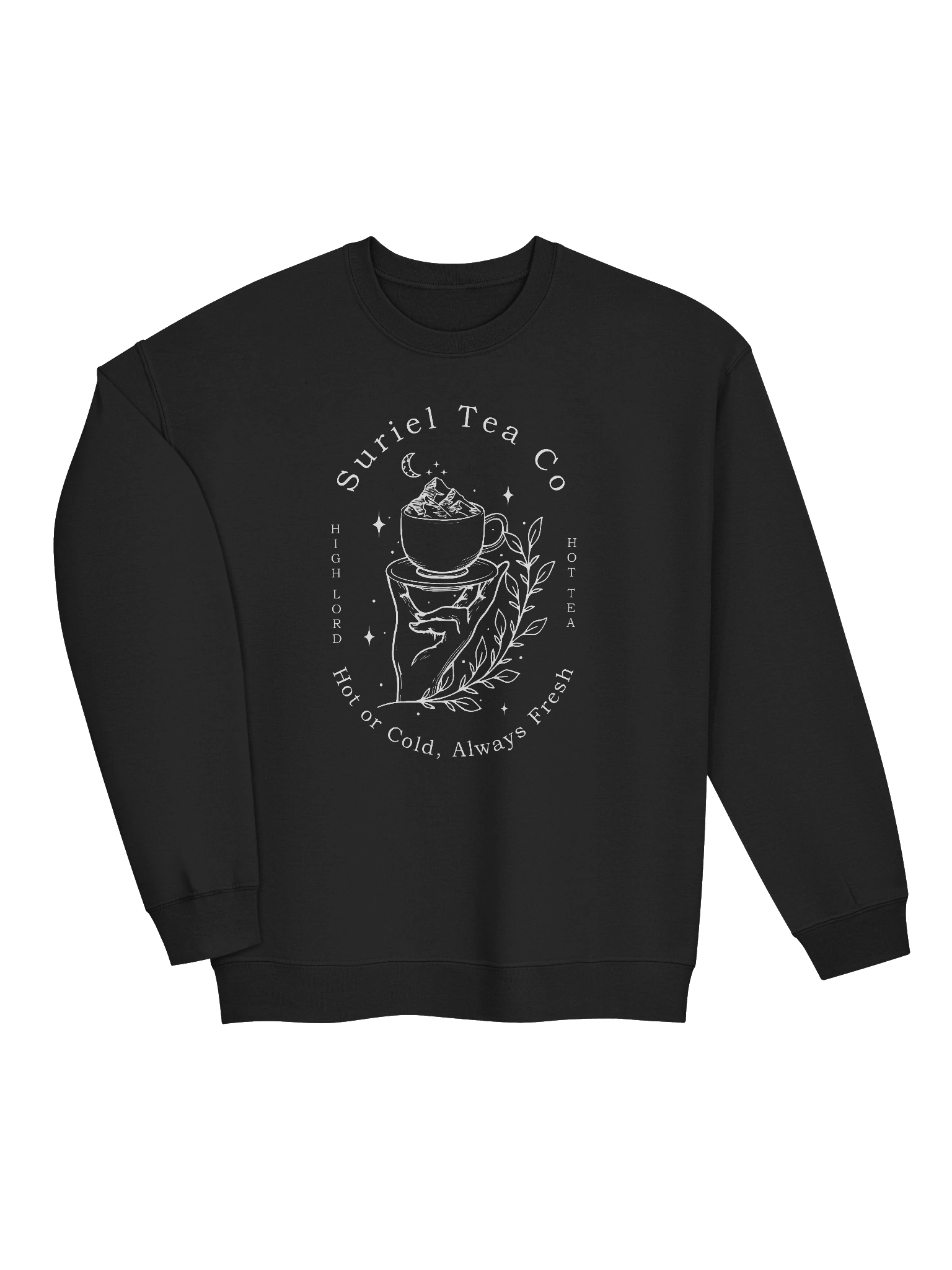 The Suriel Tea Co Suriel Tea Company Spill The Tea Velaris ACOTAR Symbol Sweatshirt 1BK7 product image (3)